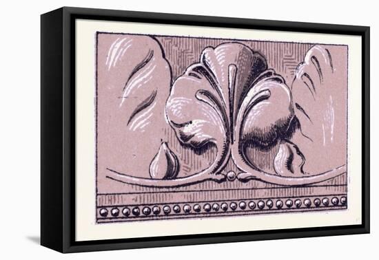 Renaissance Ornament-null-Framed Stretched Canvas