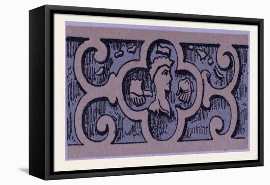 Renaissance Ornament-null-Framed Stretched Canvas