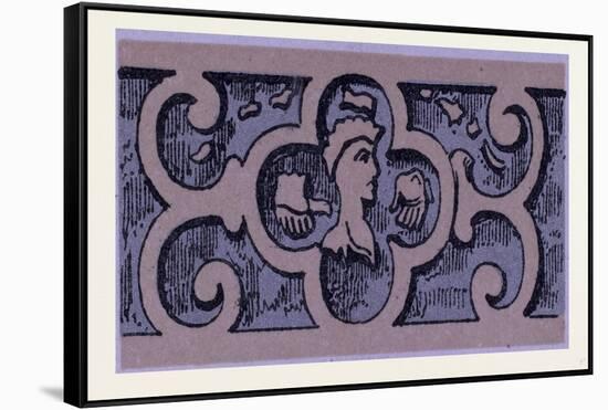 Renaissance Ornament-null-Framed Stretched Canvas