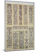 Renaissance Style Decoration, Plate LXXV from Grammar of Ornament-Owen Jones-Mounted Giclee Print