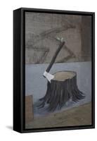 Renaissance-Banksy-Framed Stretched Canvas