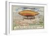 Renard and Krebs' Electrically Powered Airship, Meudon, France, 1884-null-Framed Giclee Print