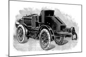 Renard's Tractor Unit, Showing Towing Attachment for Trailers, French, 1904-null-Mounted Giclee Print