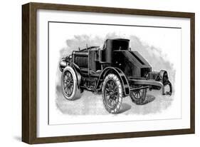 Renard's Tractor Unit, Showing Towing Attachment for Trailers, French, 1904-null-Framed Giclee Print