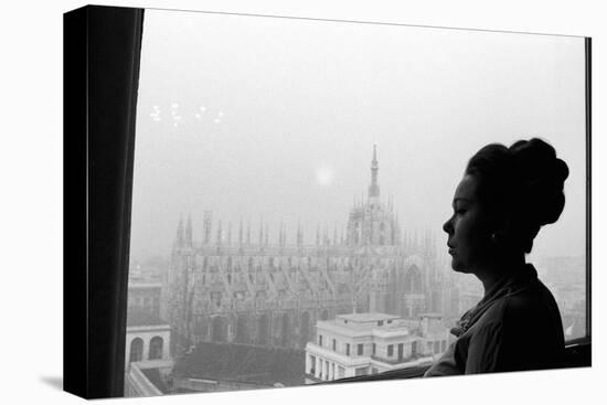 Renata Scotto by the Window-Mario de Biasi-Stretched Canvas