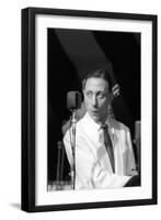 Renato Carosone in Concert-Mario de Biasi-Framed Premium Photographic Print