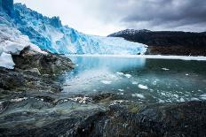 Floating Ice Mountains and Coastline Neko Harbour Antarctic Peninsula Antarctica-Renato Granieri-Photographic Print