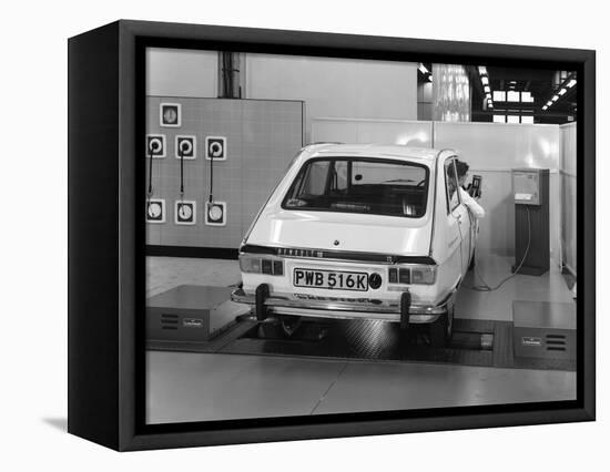 Renault 16 Tl Automatic on a Laycock Brake Testing Machine, Sheffield, 1972-Michael Walters-Framed Stretched Canvas