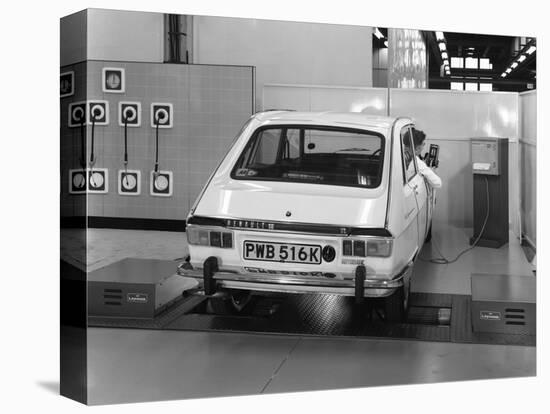 Renault 16 Tl Automatic on a Laycock Brake Testing Machine, Sheffield, 1972-Michael Walters-Stretched Canvas