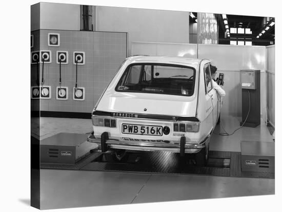 Renault 16 Tl Automatic on a Laycock Brake Testing Machine, Sheffield, 1972-Michael Walters-Stretched Canvas
