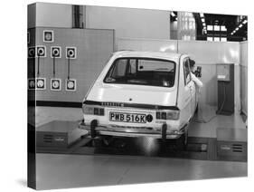 Renault 16 Tl Automatic on a Laycock Brake Testing Machine, Sheffield, 1972-Michael Walters-Stretched Canvas