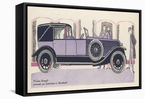 Renault Admired-Jean Grangier-Framed Stretched Canvas