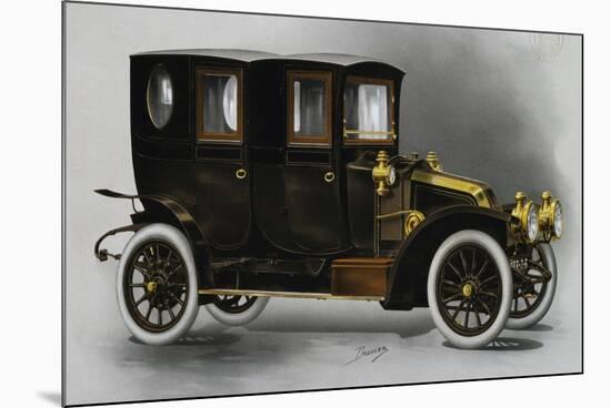 Renault Ax Twin Coupe' Limousine, from 1911 Renault Catalog, France, 20th Century-null-Mounted Giclee Print