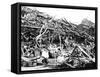 Renault Factory Destroyed by Allied Bombing, Sevres, Near Paris, 1940-1944-null-Framed Stretched Canvas