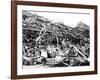 Renault Factory Destroyed by Allied Bombing, Sevres, Near Paris, 1940-1944-null-Framed Photographic Print