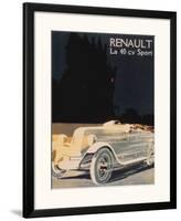 Renault La 40 Cv Sport-null-Framed Art Print