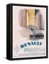 Renault, Magazine Advertisement, USA, 1930-null-Framed Stretched Canvas