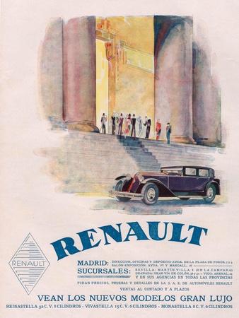 Renault 1930年代ヴィンテージ広告 fb19f23486b92ccdd42f30bcee3abf
