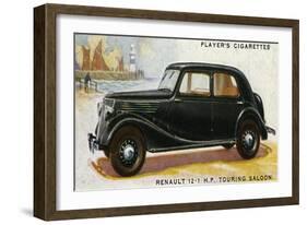 Renault Saloon-null-Framed Art Print