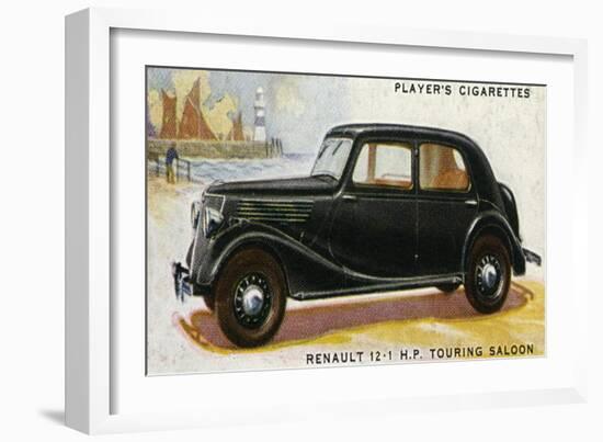 Renault Saloon-null-Framed Art Print