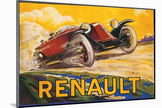 Renault-De Bay-Mounted Art Print