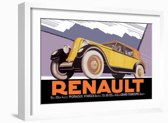 Renault-null-Framed Art Print