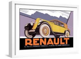 Renault-null-Framed Art Print