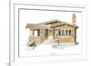 Rendering of Craftsman House-null-Framed Premium Giclee Print