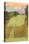 Rendering of Golf Course, 385 Yards, Par 4-null-Stretched Canvas