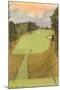 Rendering of Golf Course, 385 Yards, Par 4-null-Mounted Art Print