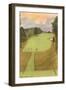Rendering of Golf Course, 385 Yards, Par 4-null-Framed Art Print