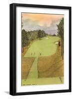 Rendering of Golf Course, 385 Yards, Par 4-null-Framed Art Print