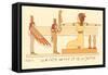 Rendering of the Goddess of Truth and Justice (Maat) Egypt-null-Framed Stretched Canvas