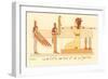 Rendering of the Goddess of Truth and Justice (Maat) Egypt-null-Framed Art Print