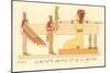 Rendering of the Goddess of Truth and Justice (Maat) Egypt-null-Mounted Art Print