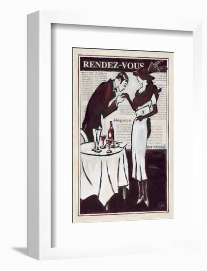 Rendez-Vous Chez Etienne-Rene Stein-Framed Art Print