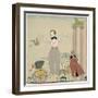 Rendez-Vous (W/C on Paper)-Georges Barbier-Framed Giclee Print