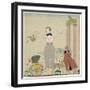 Rendez-Vous (W/C on Paper)-Georges Barbier-Framed Giclee Print