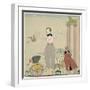 Rendez-Vous (W/C on Paper)-Georges Barbier-Framed Giclee Print