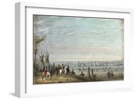 Rendezvous, 1837-Alfred Jacob Miller-Framed Giclee Print