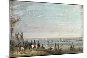 Rendezvous, 1837-Alfred Jacob Miller-Mounted Giclee Print