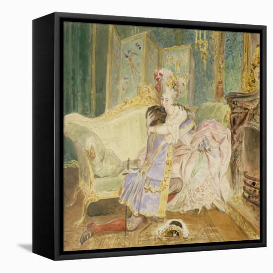 Rendezvous, 1847-1849-Karl Pavlovich Briullov-Framed Stretched Canvas