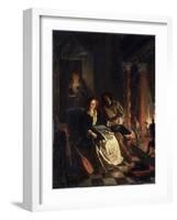 Rendezvous, 1852-Jacob Joseph Eckhout-Framed Giclee Print