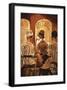 Rendezvous au Bistro-Trish Biddle-Framed Giclee Print