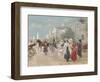 Rendezvous near the Grand Palais, Paris-Carlos Alonso Perez-Framed Giclee Print