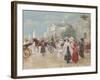 Rendezvous near the Grand Palais, Paris-Carlos Alonso Perez-Framed Giclee Print