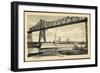 Rendsburg, Hochbrücke, Dampfer Hohenzollern-null-Framed Giclee Print