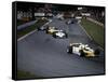 Rene Arnoux in the British Grand Prix, Brands Hatch, 1980-null-Framed Stretched Canvas