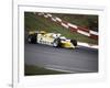 Rene Arnoux Racing a Renault Re20, British Grand Prix, Brands Hatch, 1980-null-Framed Photographic Print