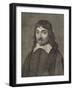 René Descartes (1596-1650), philosophe et mathématicien, savant français-null-Framed Giclee Print